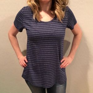 Last chance! Closet clear out!Blue striped t-shirt